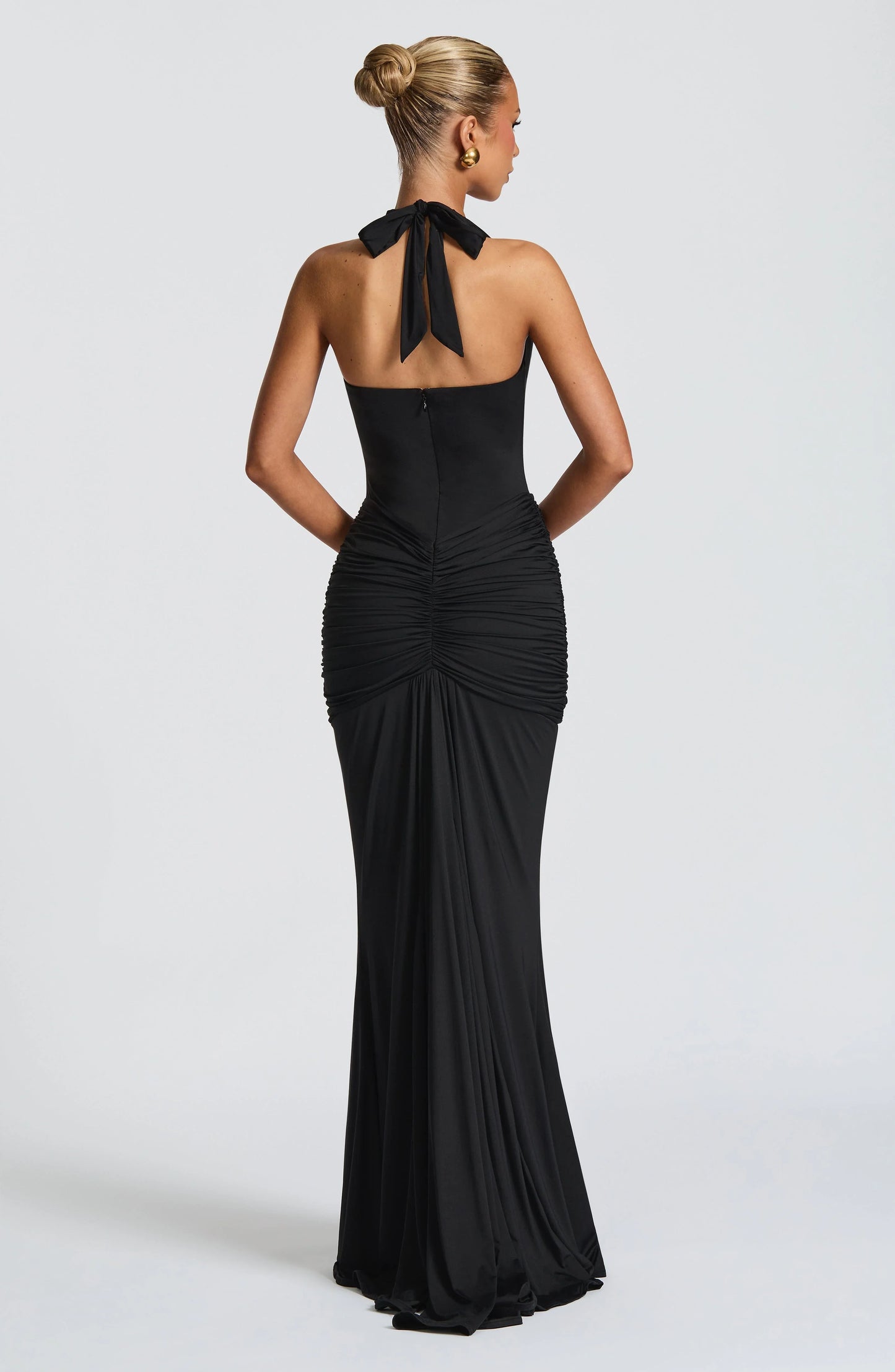 Zaria - Draped Jersey Maxi Dress