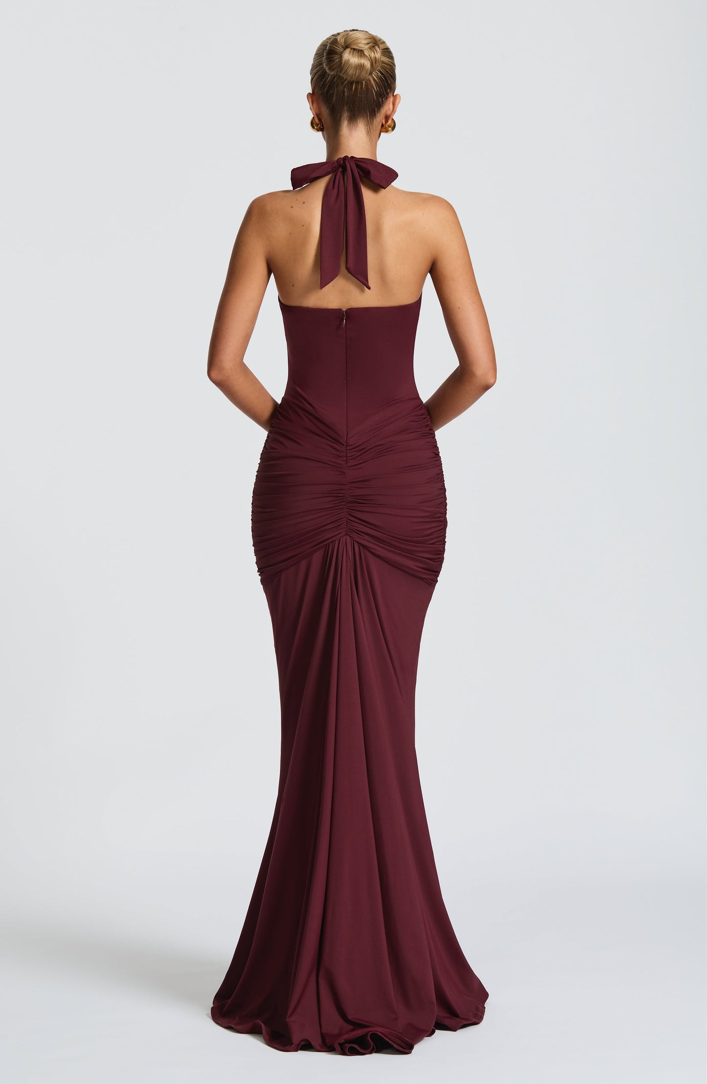 Zaria - Draped Jersey Maxi Dress