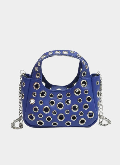 3250069 Shoulder Crossbody Eyelet Chain Small Bag *Last Piece