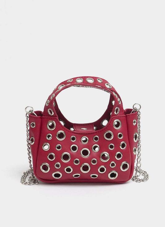 3250069 Shoulder Crossbody Eyelet Chain Small Bag *Last Piece