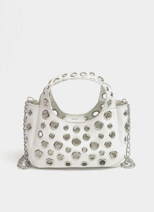 3250069 Shoulder Crossbody Eyelet Chain Small Bag *Preorder