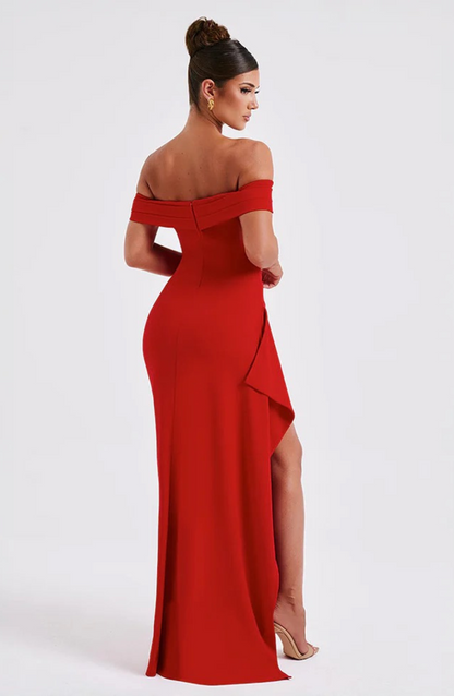 Alexander Saint Sculptée deLuxe Maxi Dress