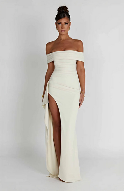 Alexander Saint Sculptée deLuxe Maxi Dress