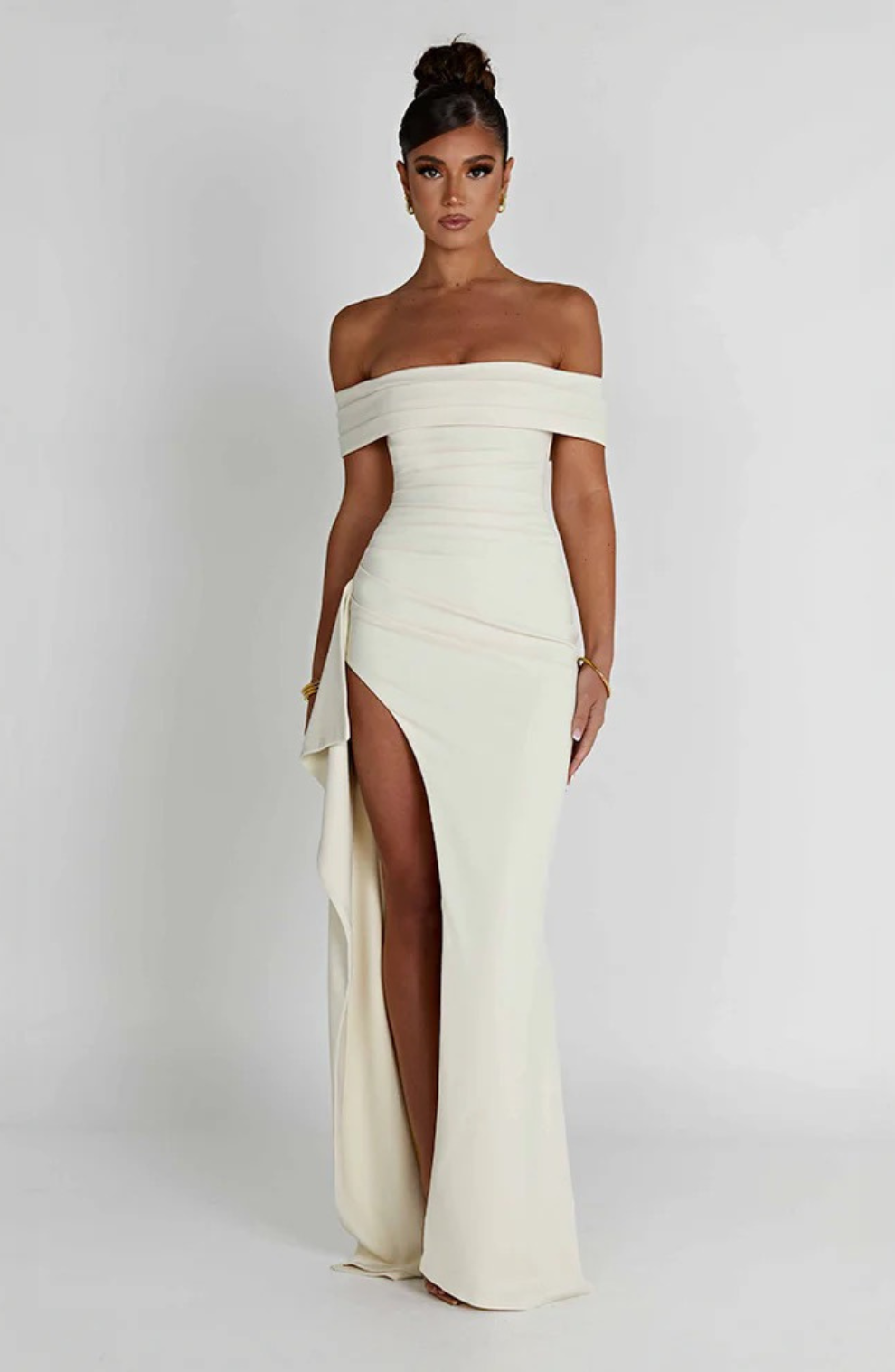Alexander Saint Sculptée deLuxe Maxi Dress