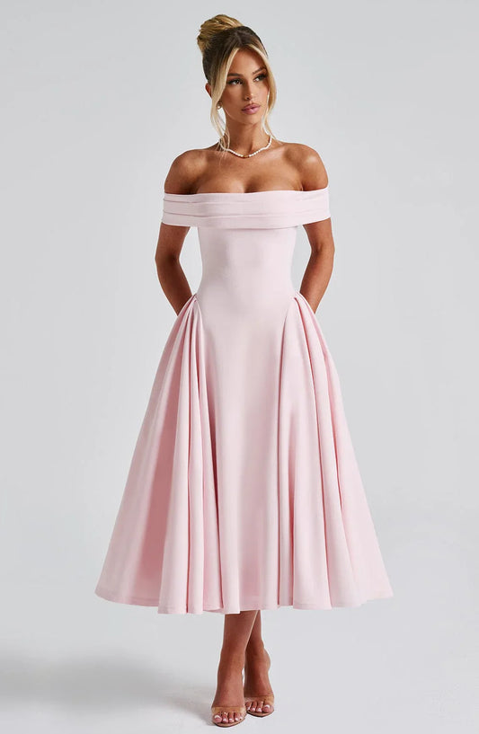 Minerva - Effortlessly Elegant Midi Dress