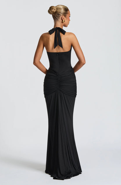 Zaria - Draped Jersey Maxi Dress