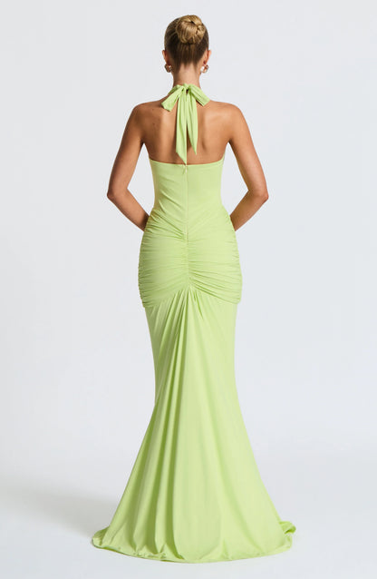 Zaria - Draped Jersey Maxi Dress